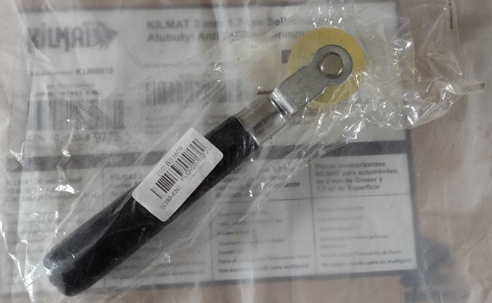 Rolo para Aplicação de Placas autocolantes (insonorizantes p. ex.)
