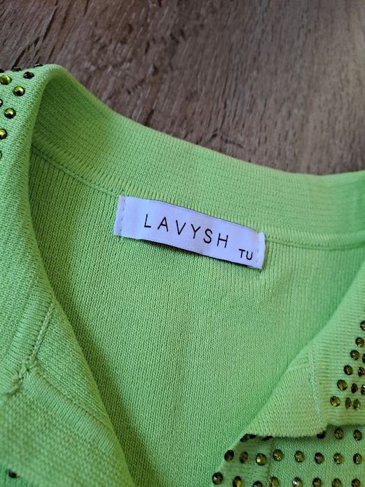 Komplet damski bluzka i spódnica zielona Lavysh Tu UNI