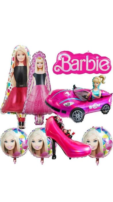 Фотозона в стиле Барби Barbie для девочки девушки на день рождения 7 8