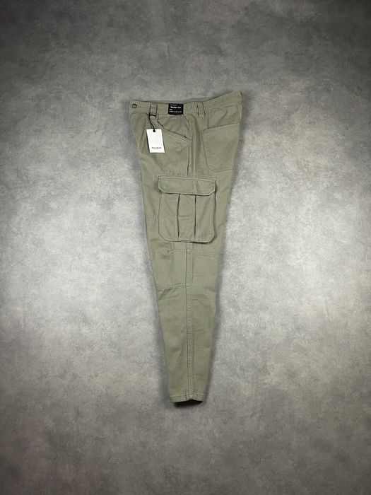 Штани карго PULL&BEAR Baggy Fit (M) Чоловічі Широкі Мішкуваті Хакі На Осінь Нові