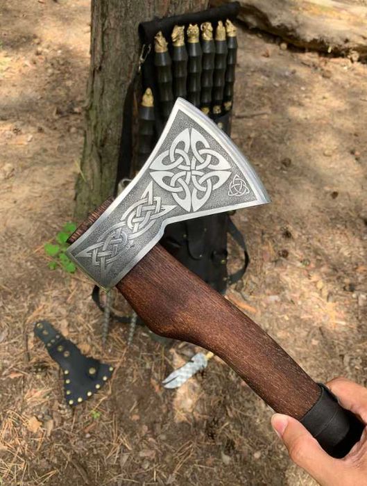 Подарунковий набір шампурів у шкіряному чохлі, подарочный набор