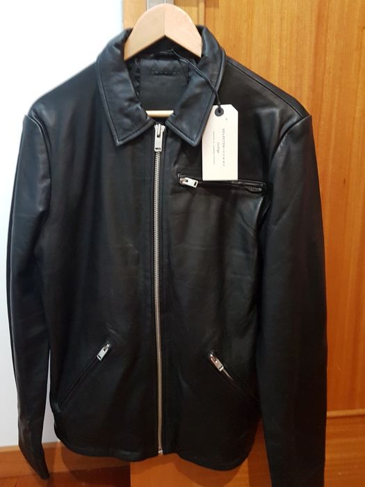 Casaco em pele Novo com etiqueta marca SELECTED