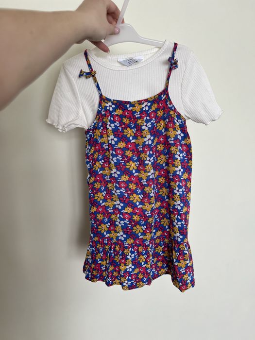 Primark 98 sukienka + tshirt