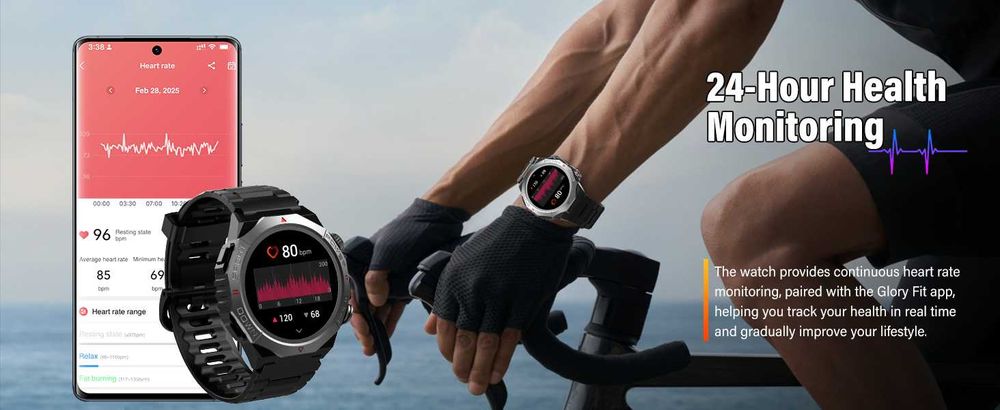 Смарт годинник Atheewon S10 Military Smart Watch спортивний