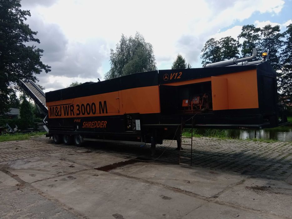 METSO 3000 rębak, rozdrabniarka DO DREWNA, GABARYTÓW, KARPINY