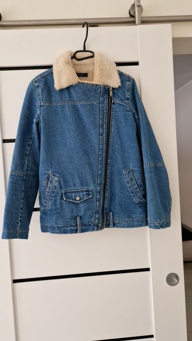 Jeansowa ocieplana ramoneska Reserved XS