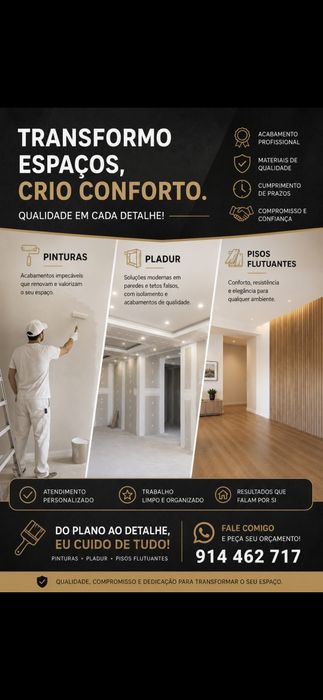 Pinturas e remodelações
