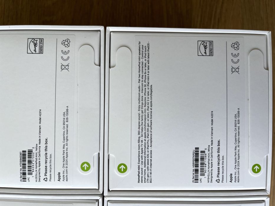 Нова колонка Apple HomePod mini White Midnight Orange Yellow Blue