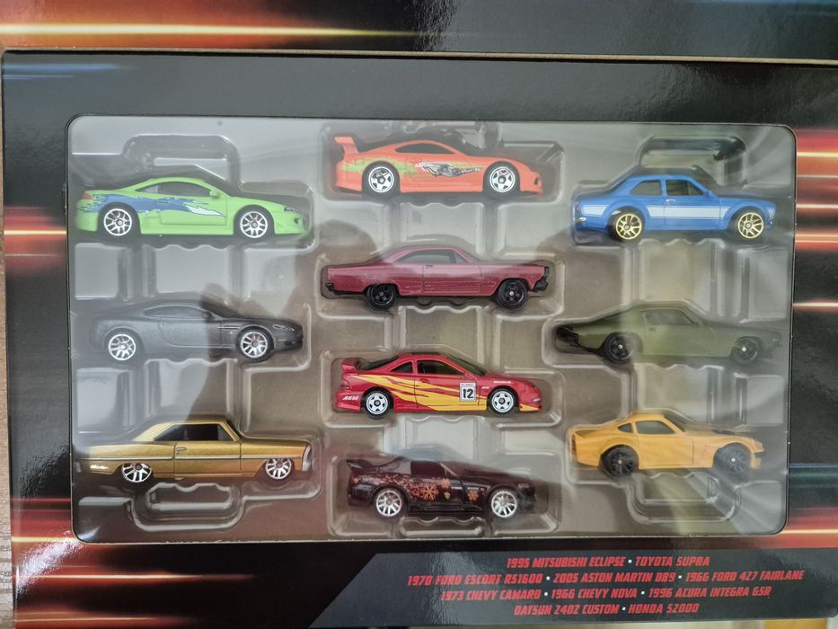 Набір hot wheels Fast&Furious, 10шт