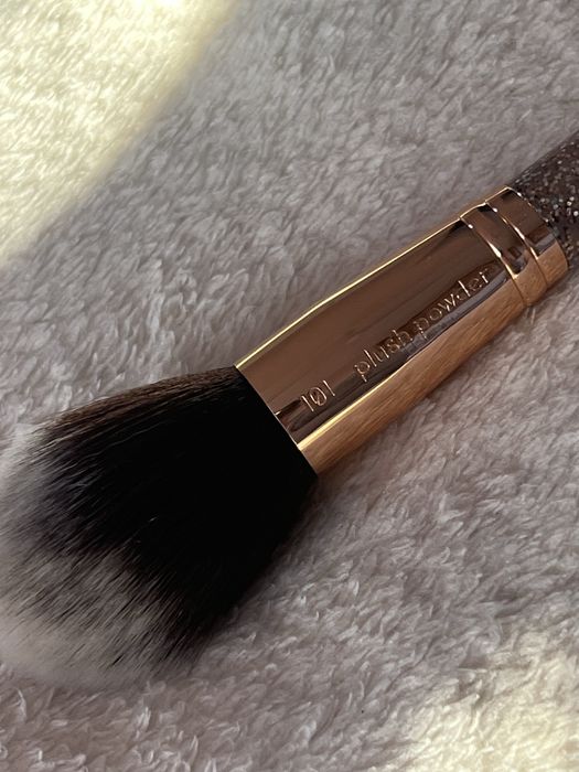 Luksusowy unikatowy pedzel do różu Limited Edition Glittery nowy