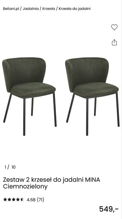 Krzesla do jadalni 8 sztuk Beliani