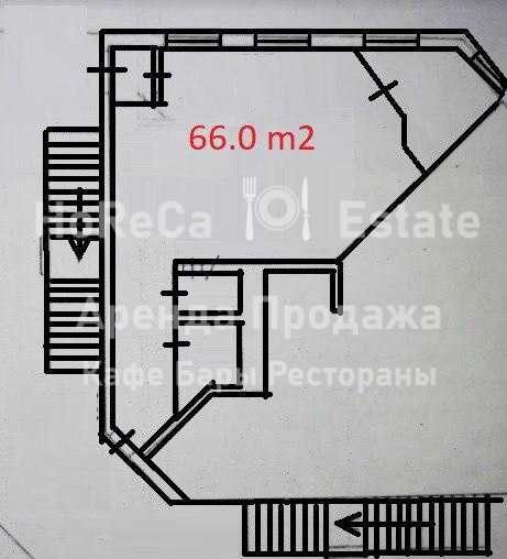 Аренда. Коммерческое помещение. 66м2. Радунская
