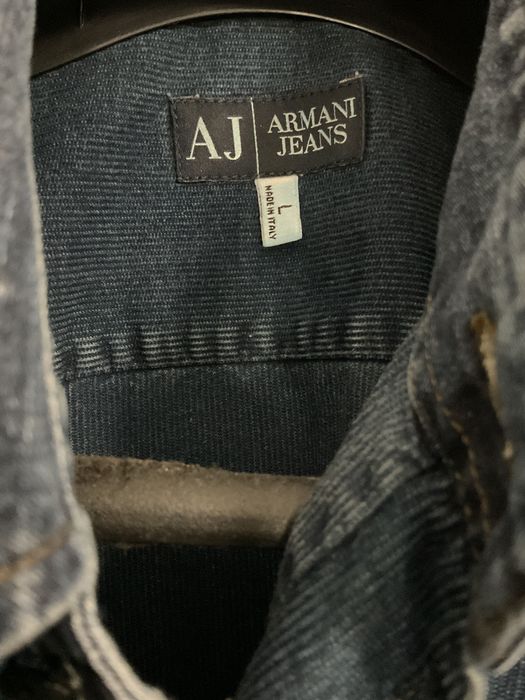 Camisa azul Armani Jeans slim