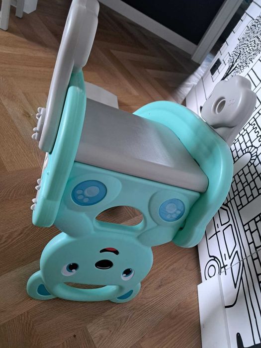 zjeżdżalnia lub bujak dla dziecka