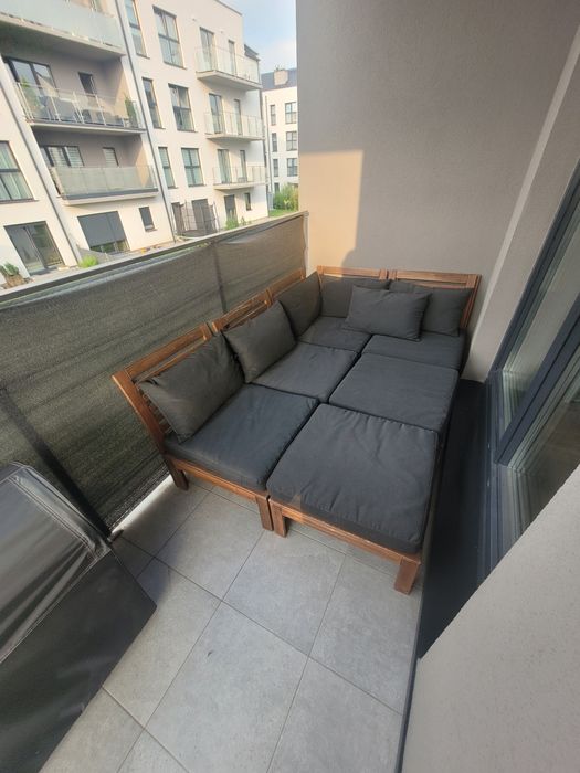 Meble ogrodowe IKEA + skrzynia na poduszki