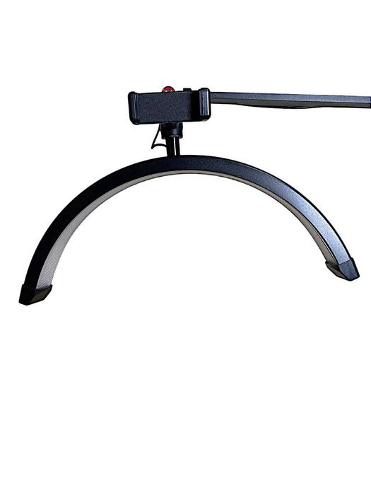 Лампа на струбцині для beauty майстра SP- 66B з тримачем для телефону