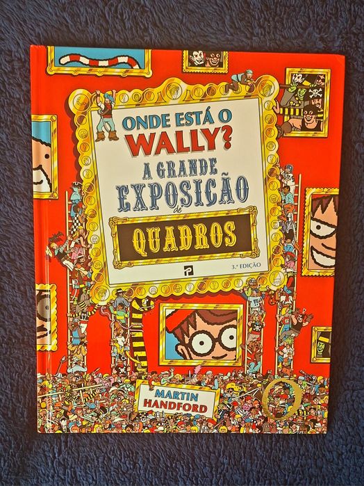 Livro Onde está o Wally A Grande Exposição de Quadros Novo sem Marcas
