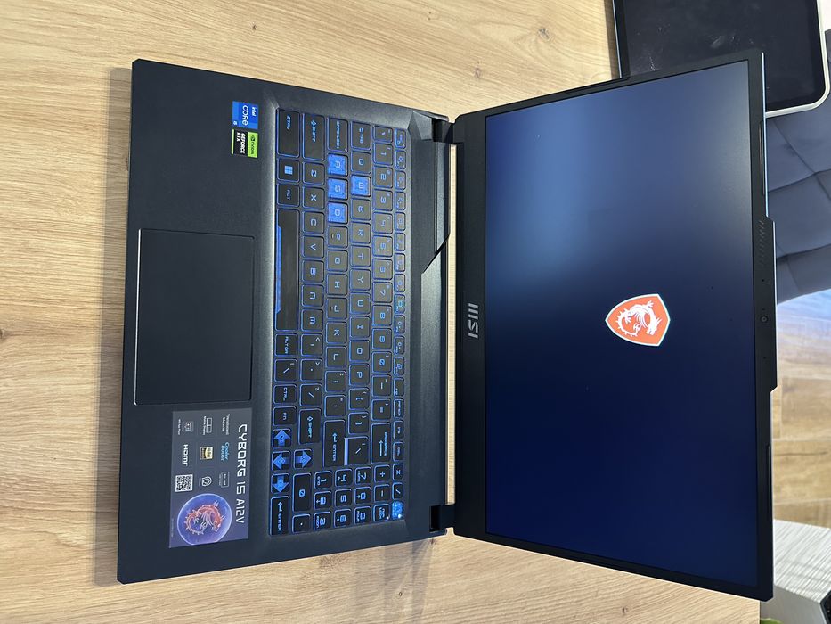 Laptop gamingowy Msi Cyborg 15/RTX 4050/144Hz/16GB/i5-12450H/Windows