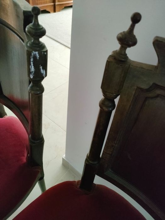 Cadeiras antigas estilo imperial