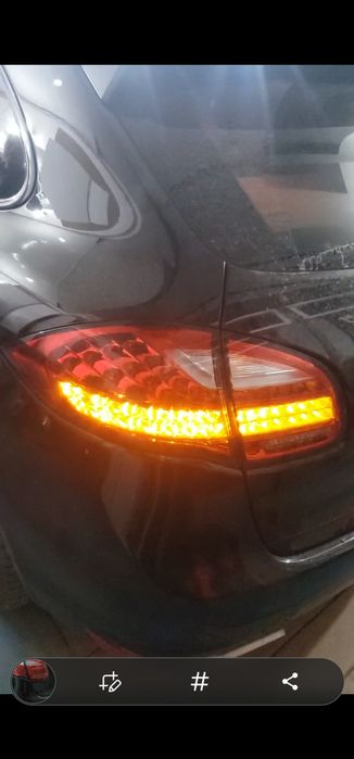 Жолтые повороты Porsche Macan rest Taycan Cayenne