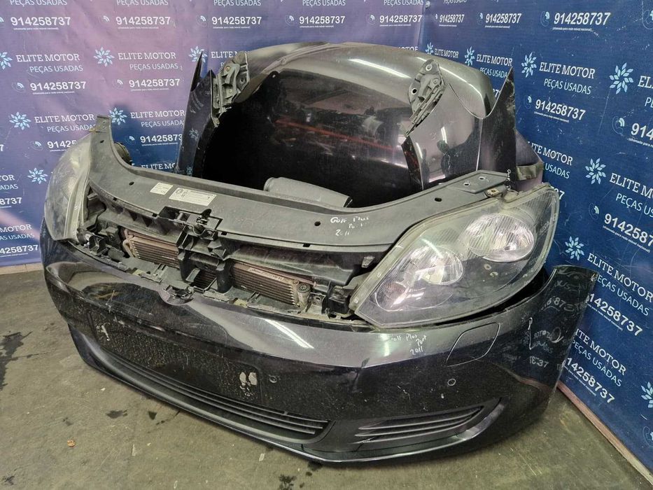 Frente completa usada VW GOLF VI 6 PLUS capot parachoques oticas guardalamas radiador