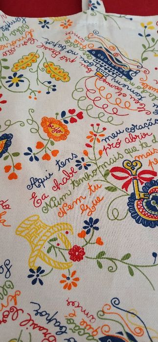 Saco Tote Bag-Lenço dos Namorados