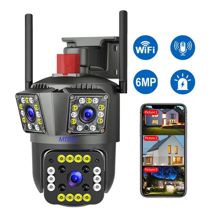 Câmera vigilância 6mb direcional