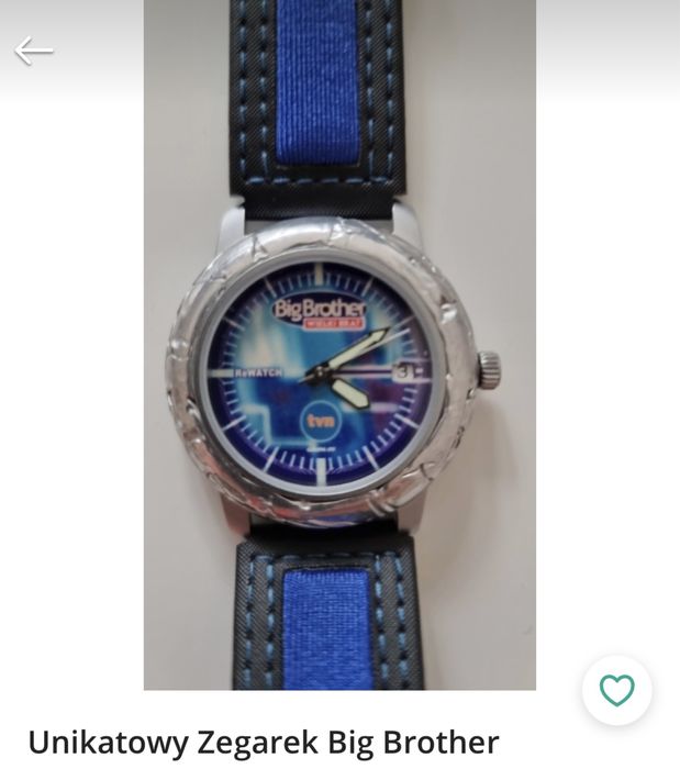 パクジロウ Zegarek ReWATCH Big Brother x2 Made Swiss Gdynia Leszczynki • OLX.pl