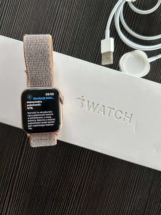 Apple Watch Series 4 | Bateria 91% | Oryginalny Pasek + Ładowarka | OKAZJA