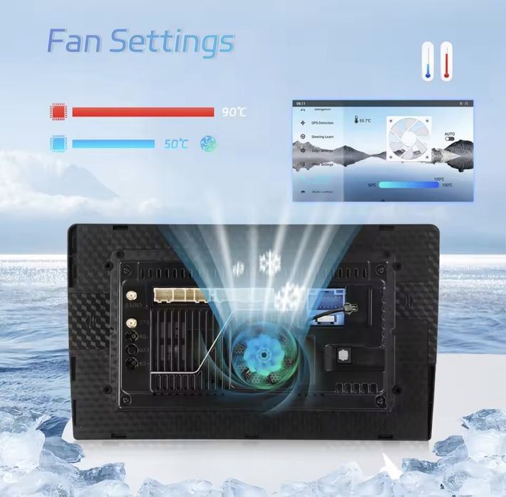 Autorádio 7" 2 din 8 núcleos 4gb ram 64gb espaço de disco