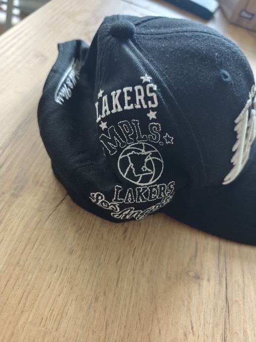 Czarna czapka Lakers Mitchell and Ness
