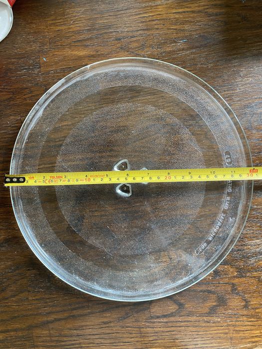 Скляна підставка в мікрохвильову піч 30 см