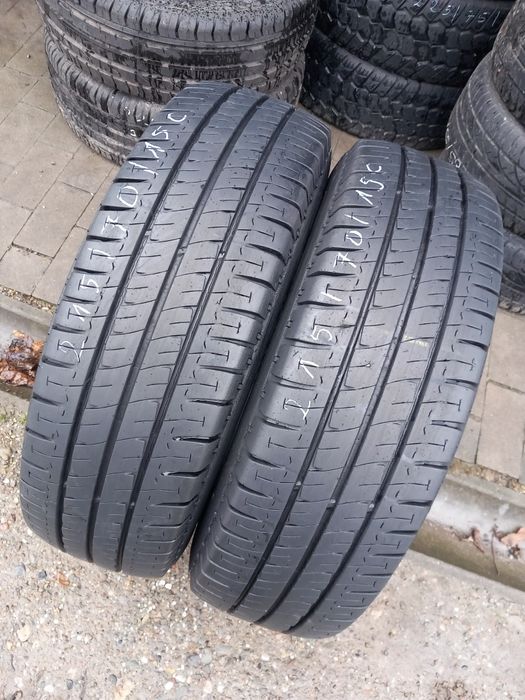 2x Opony Używane Letnie 215/70R15C Michelin