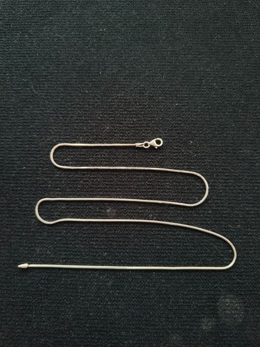 Srebrny łańcuszek linka 50 cm próba 925