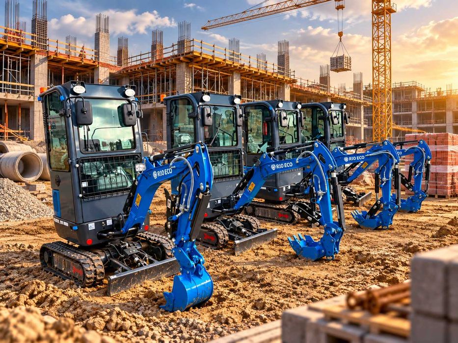 Minikoparka RIPPA R10 KUBOTA * NOWA 2026 ! dostępna od ręki