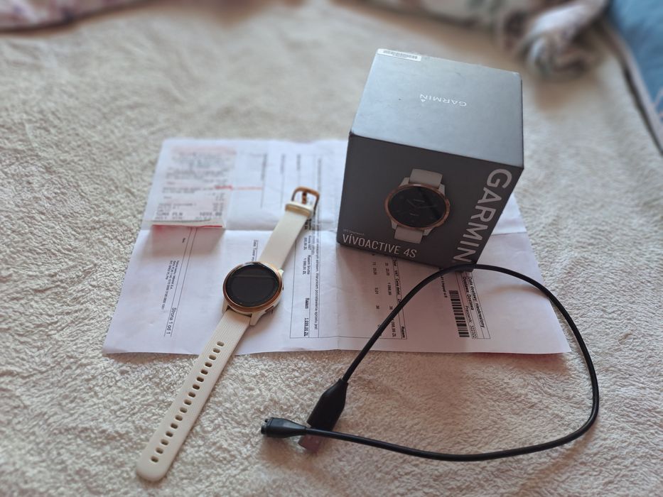 Garmin Vivoactive 4S – stan idealny, komplet + dowód zakupu