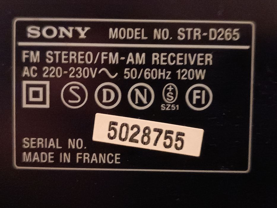 Комплект SONY STR-D265 надійний стерео ресивер &  CDP-M31