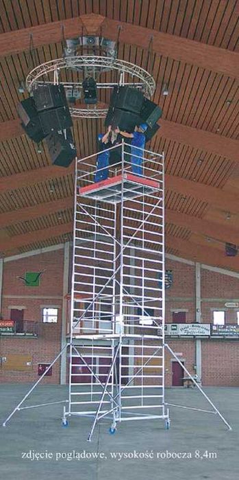 ADAMEK.Rusztowania aluminiowe jezdne, przejezdne. WYNAJEM-Mszana Dolna