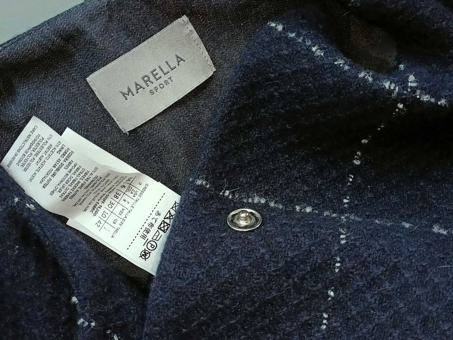 Max Mara kobiecy tweedowy płaszczyk 38