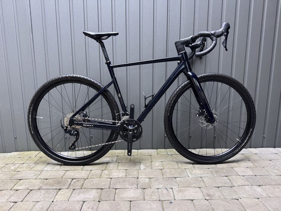 Scott Speedster Gravel 30, M, Shimano GRX 2×10, карбонова вилка, гідравліка, Schwalbe G-One Bite 45C.