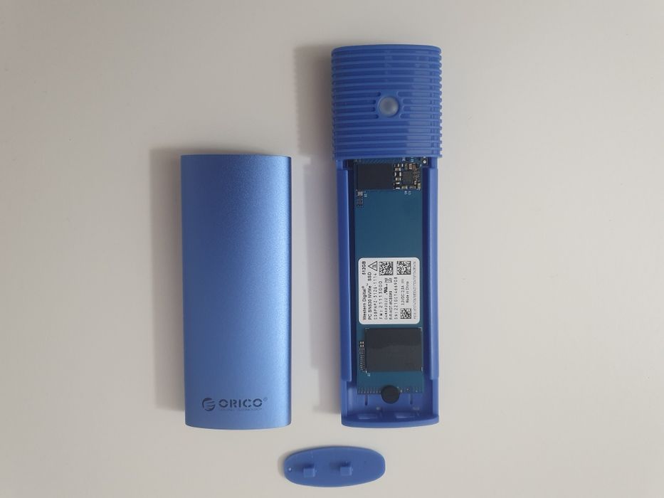 Obudowa orico  do dysku m.2 NVMe (USB-C) działa też dysk M.2
