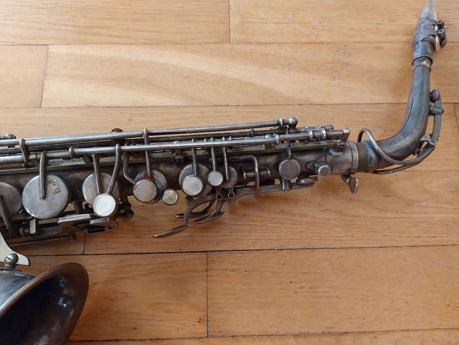Saksofon Altowy Weltklang Made in GDR NRD nr 18656 + ustnik + pasek