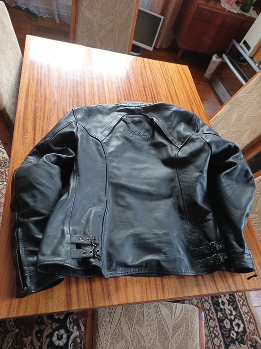 Мотокуртка шкіряка