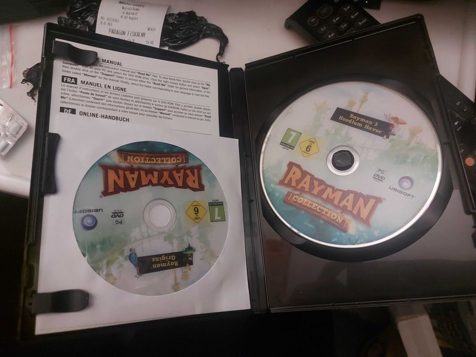 Rayman Collection PC Pakiet 4 Gier (Forever, 2, 3, Origins) Stan Idealny