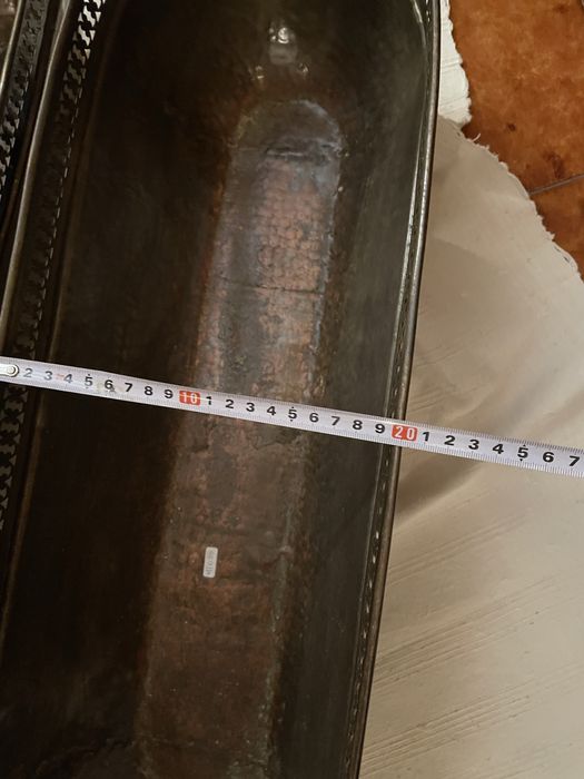 2 floreiras em cobre