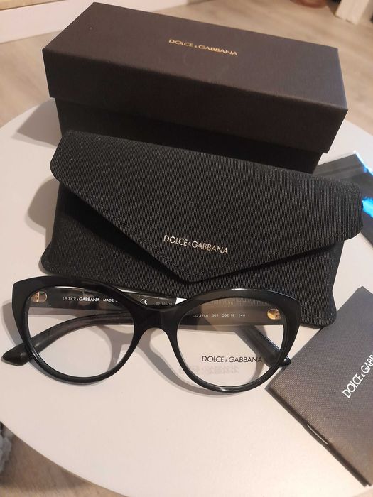 Okulary korekcyjne oprawy DG dolce gabbana nowe z metką 3246 53czarne