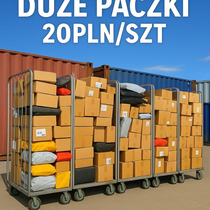 DUŻE NIEODEBRANE PACZKI ! 20PLN/SZT Nowe Elbląg / Pasłęk / Malbork