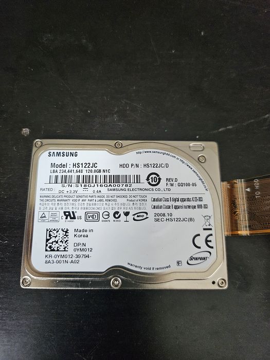 Dysk Samsung PATA 120 GB HS122JC