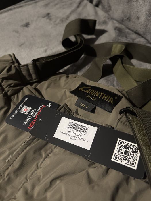 Штани Carinthia HIG 4.0 SOF - Olive розмір S