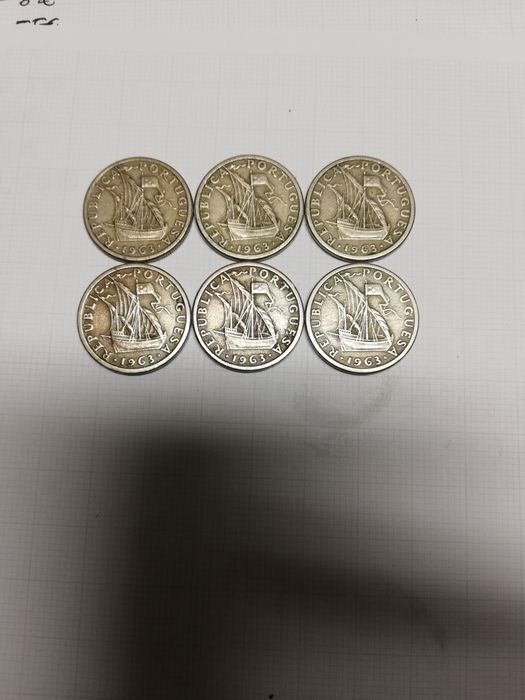 Moedas 2$50 escudos 1963